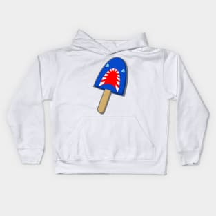 shark bubblegum ice cream pop Kids Hoodie